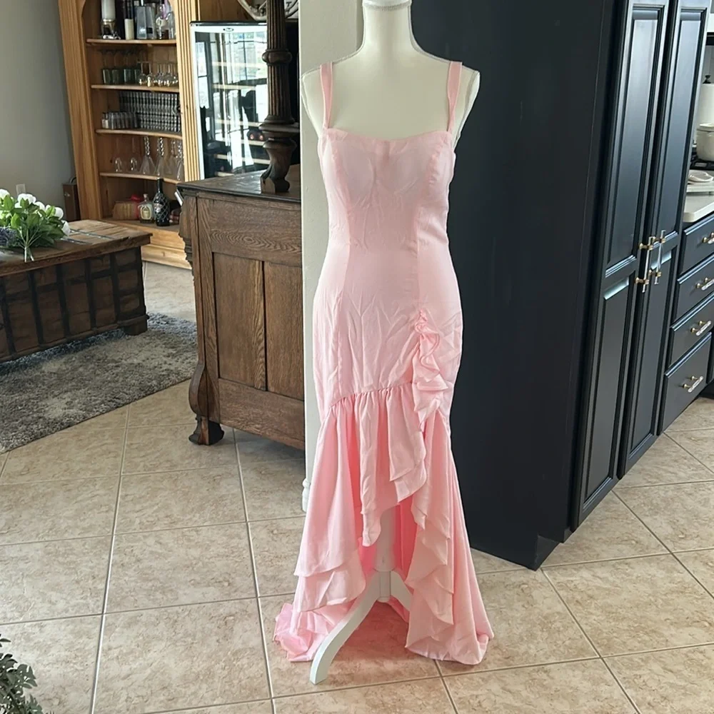 Long Ruffle Dress - Picture 3 of 9